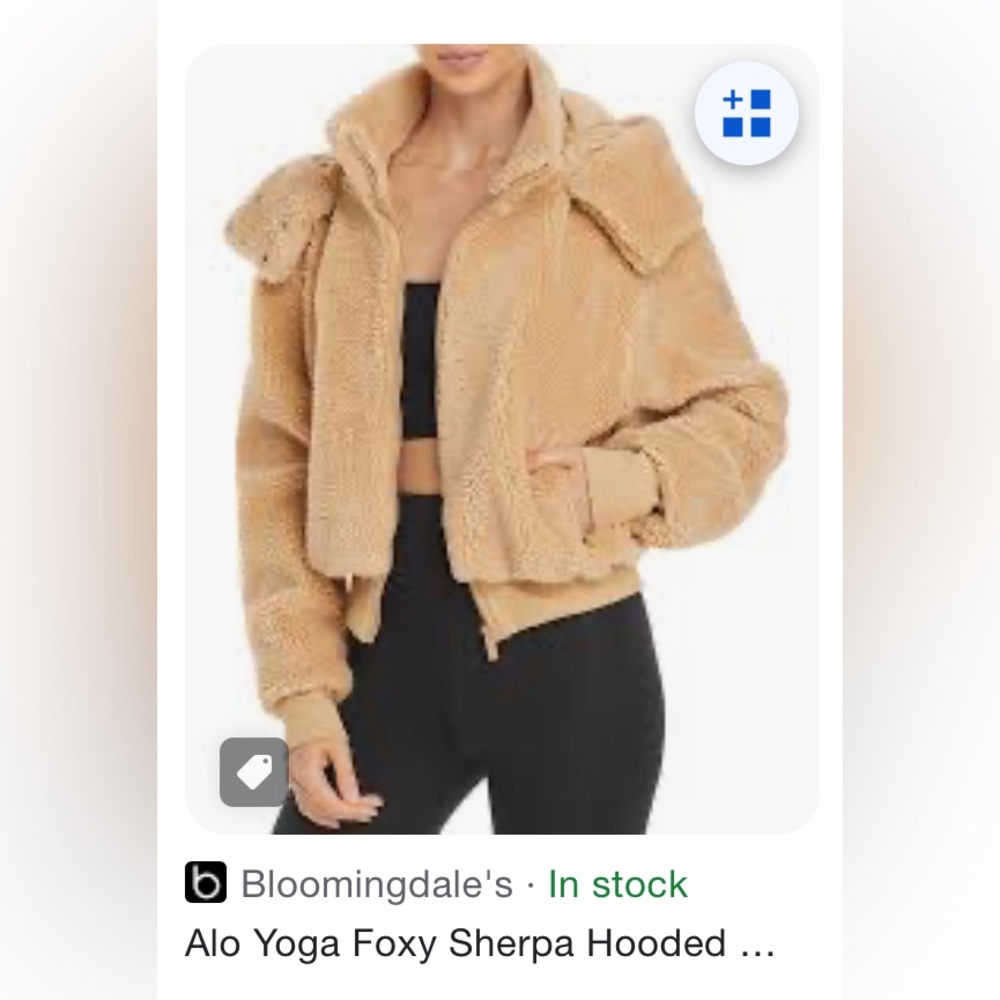 Alo yoga foxy Sherpa jacket